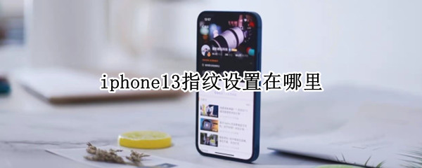 iphone13指纹设置在哪里 iphone13 设置指纹