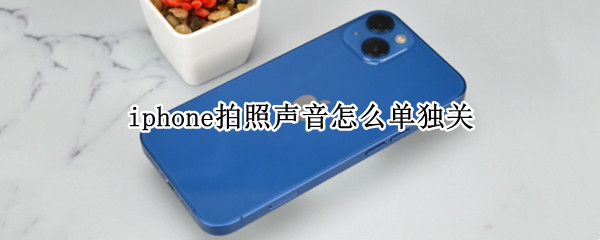 iphone拍照声音怎么单独关 日版iphone拍照声音怎么单独关