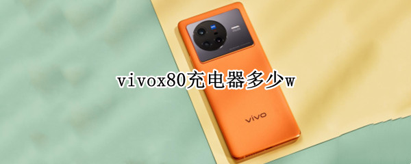 vivox80充电器多少w vivox80充电器多少钱