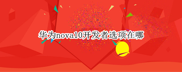 华为nova10开发者选项在哪 华为mate10pro手机开发者选项在哪