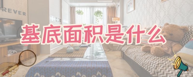 基底面积是什么（基底面积是什么意思）