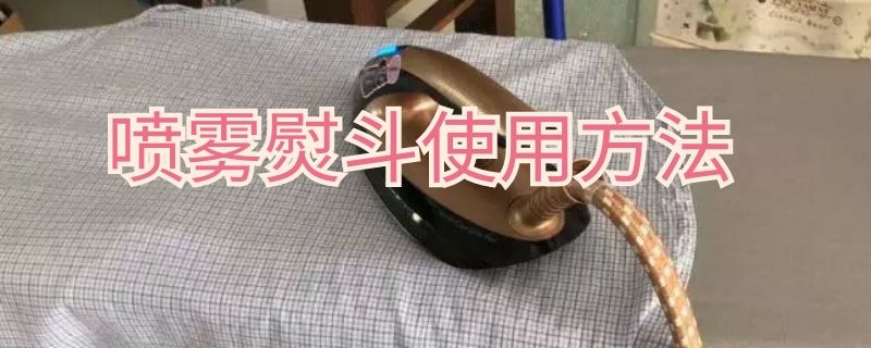 喷雾熨斗使用方法 喷雾熨斗怎么使用