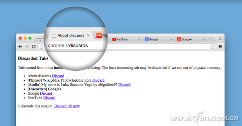Chrome自动丢弃最不感兴趣的标签页?（chrome自动舍弃标签页）