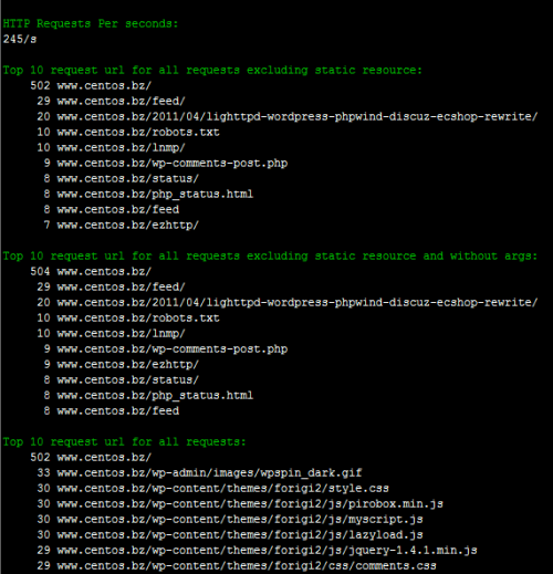 Ubuntu系统中安装使用tcpdump来统计HTTP请求