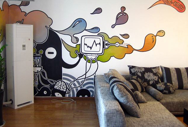 手绘墙搭配小秘诀（手绘墙搭配小秘诀有哪些）