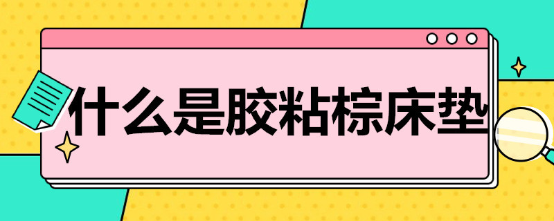 什么是胶粘棕床垫 什么是胶粘棕床垫子