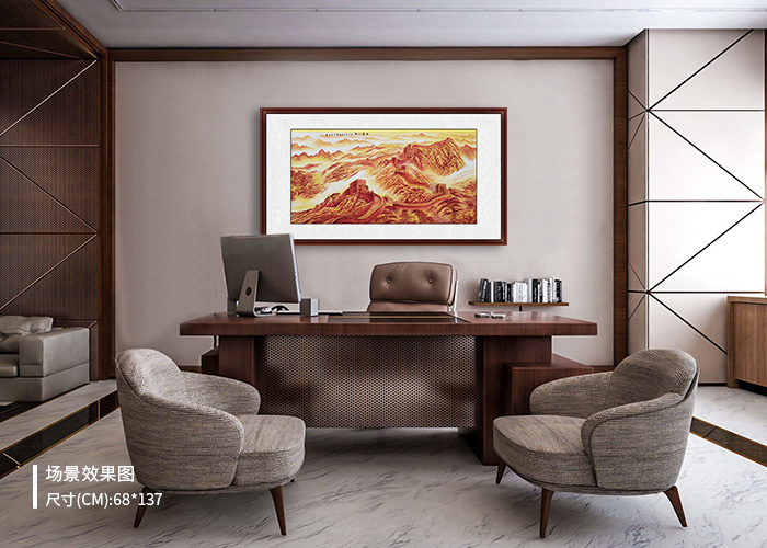 办公桌后面挂什么画好（办公桌后面挂什么画比较好）