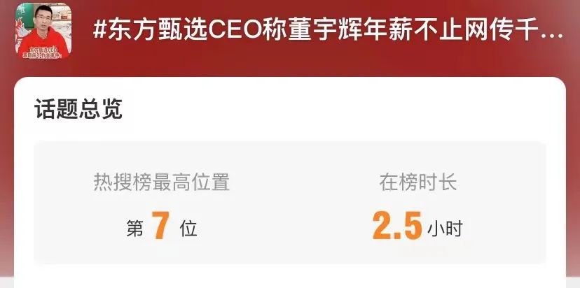 董宇辉发长文回应“小作文风波”！东方甄选CEO：他年薪不止几千万